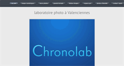 Desktop Screenshot of chronolab.fr