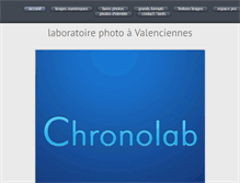 Tablet Screenshot of chronolab.fr